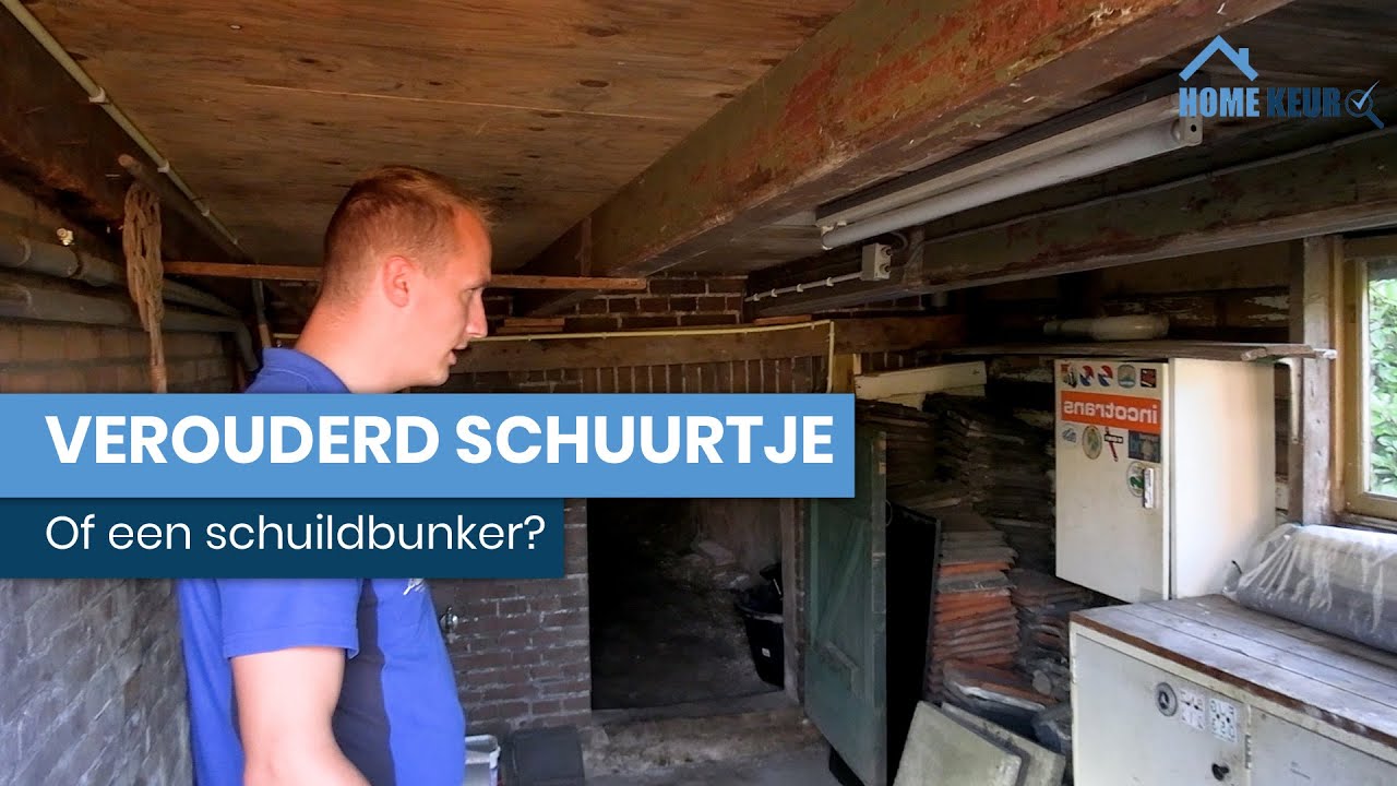 "Bunker" achter de woning: gevaarlijke constructie ontdekt