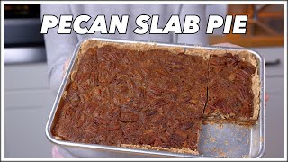 Pecan Slab Pie | Pecan Sheet Pan Pie Recipe  Glen And Friends Cooking