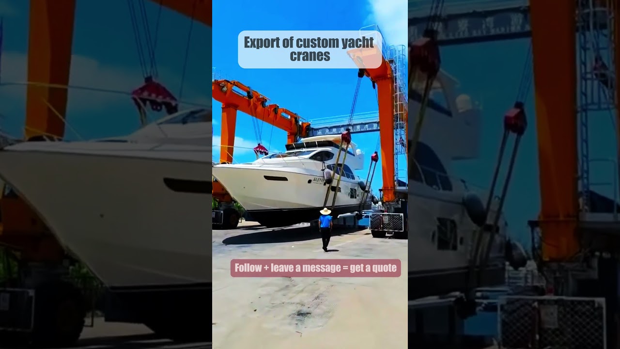 Factory Pricing! Customized Yacht Cranes for Export - All Projects 🚢