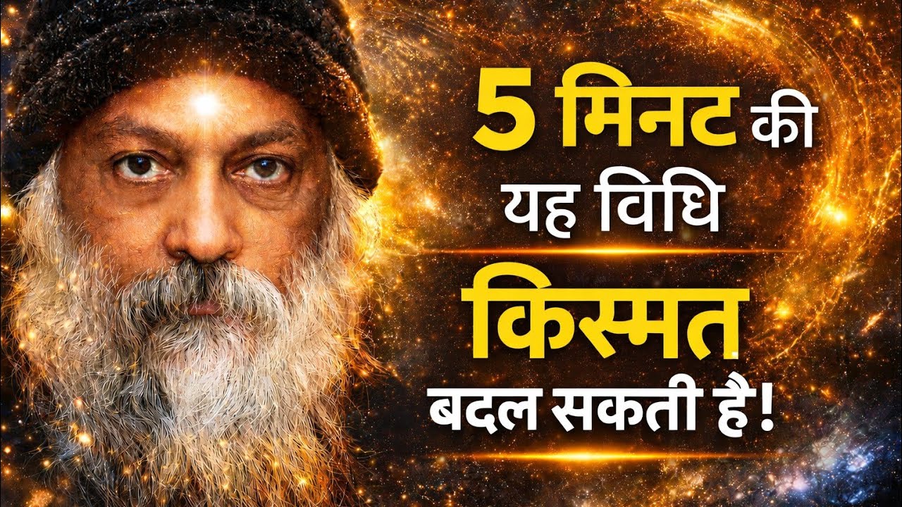 इस पावरफुल ध्यान विधि से किस्मत बदल सकती है | Rewire Your Mind | Osho Meditation |