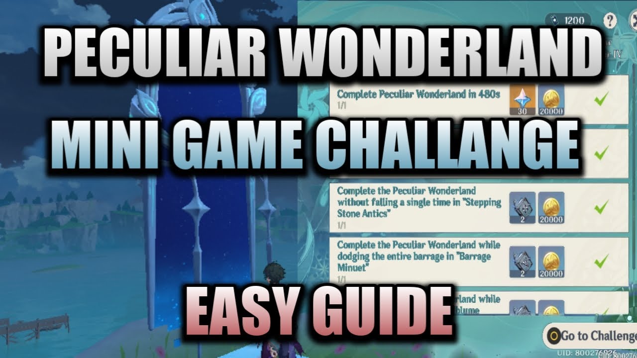 PECULIAR WONDERLAND EASY GUIDE [GENSHIN IMPACT]