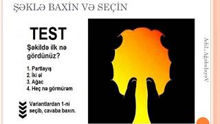 SƏN KİMSƏN VƏ NECƏ BİRİSƏN (psixoloji test)