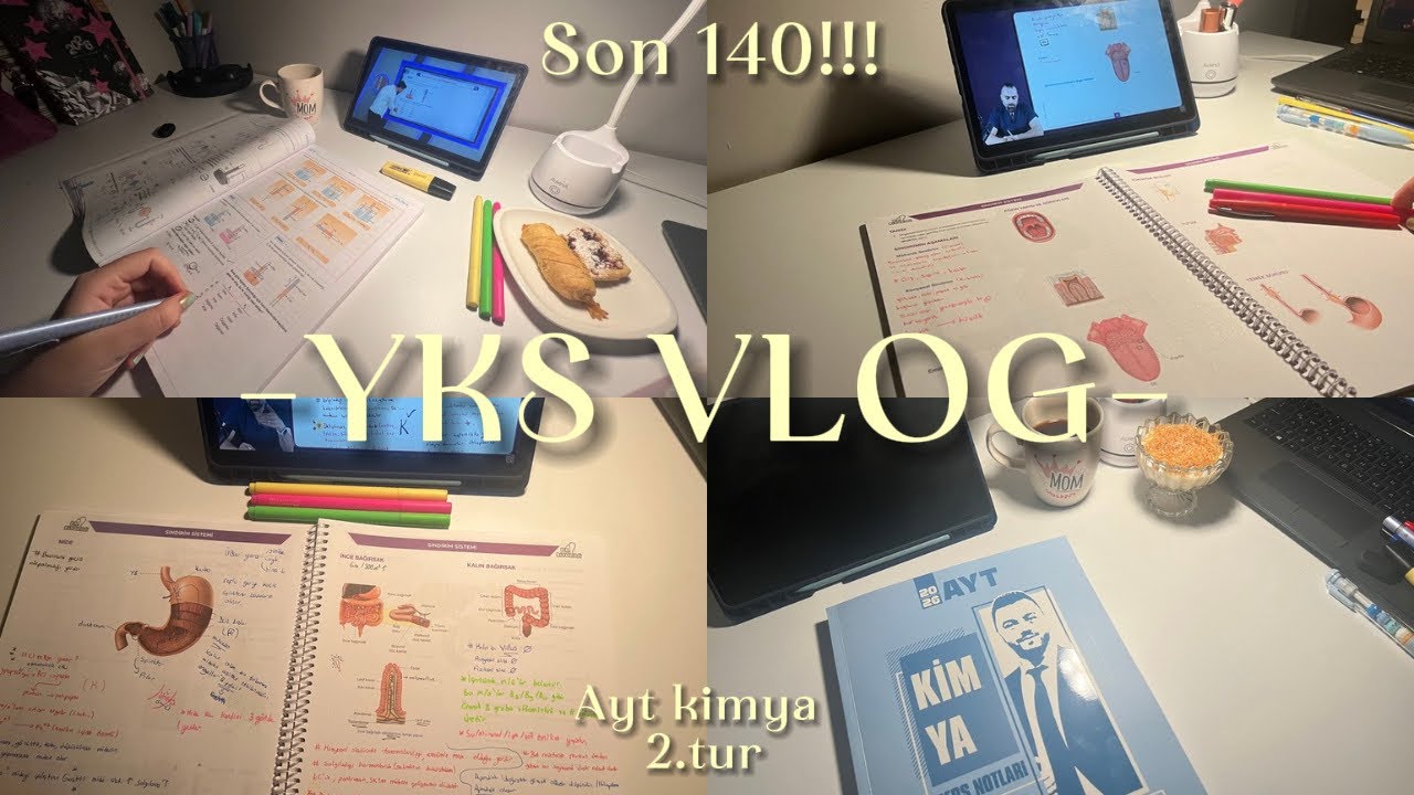 SON 140!!! Ders çalışma günlüğüm/ayt kimya2.tur #yks26 