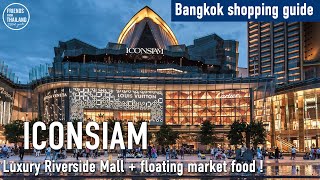 ICONSIAM Bangkok, Shopping mall riverside :Floating Market STREET food.