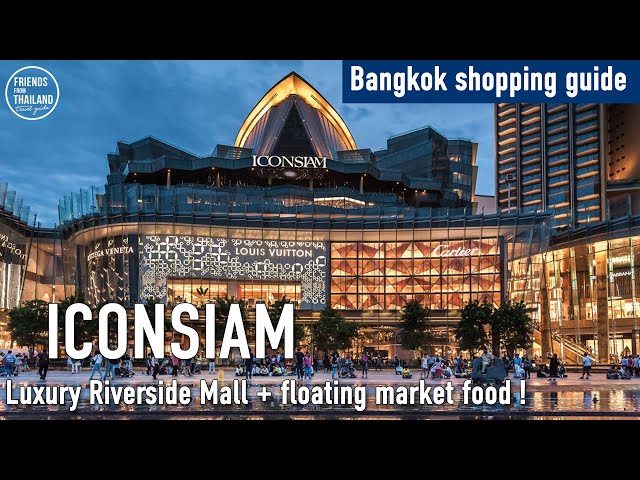 ICONSIAM Bangkok, Shopping mall riverside :Floating Market STREET food. 