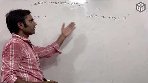 Graphical Solution of Linear Inequalities in Two Variables (Hindi) | Class 11th Maths NCERT/CBSE