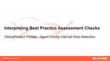 GlobalProtect Portals - Agent Config Internal Host Detection - Interpreting BPA Checks - Network