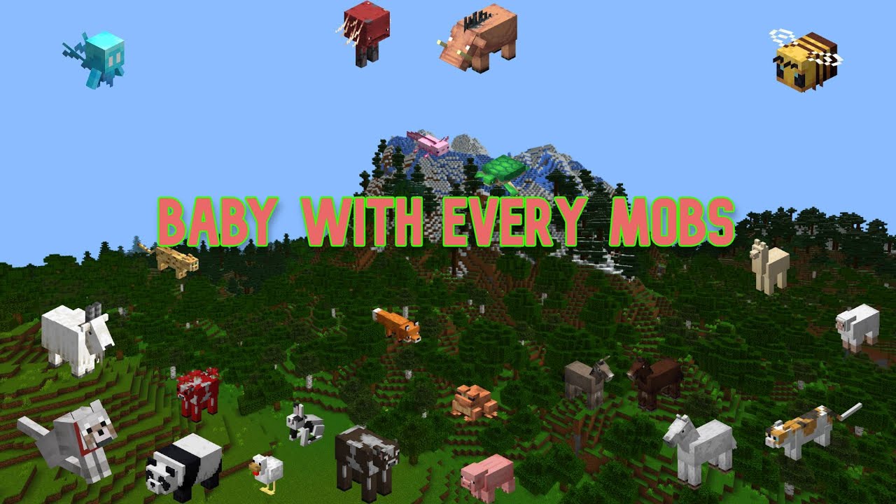 How To Breed ALL Mobs In Minecraft! (Guide) +1.19 YouTube