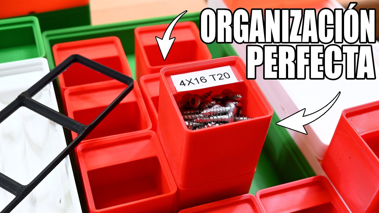 ORGANIZO el TALLER de CARPINTERÍA con IMPRESIÓN 3D y es PERFECTO. GRIDFINITY