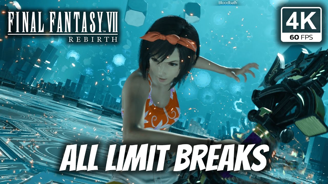 All Limit Breaks - Final Fantasy 7 Rebirth - 4K 60FPS
