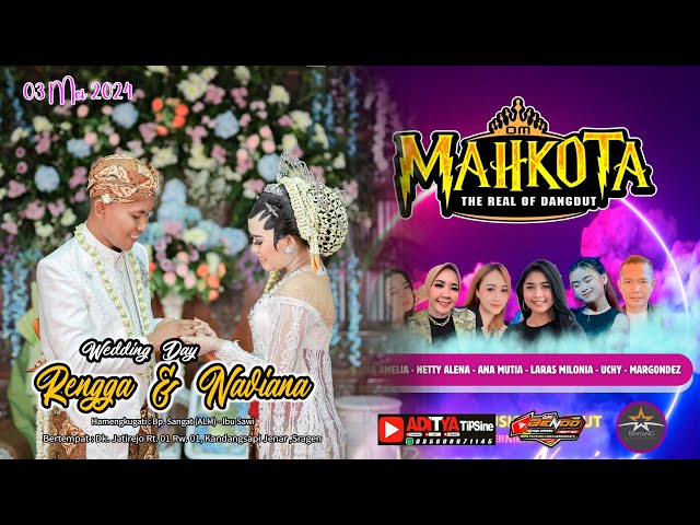 🔴 LIVE Wedding RENGGA u0026 PUTRI || OM. MAHKOTA (The Real Dangdut) || ADITYA SOUNDSYSTEM (TIPE SINE) class=