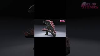 Remodel Evolved Godzilla | New vs Old - Age of Titans #ageoftitans #godzilla #revamp #teaser #shorts
