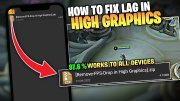 How to Fix Lag/ FPS Drops in High Graphics | Tips & Tricks | Mobile Legends