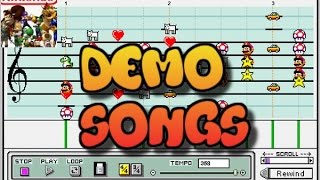 Mario Paint  All Composer Demo Songs