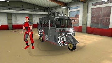 tuk tuk rickshaw game, tuk tuk rickshaw similarly driving game @pradeeppalgamer