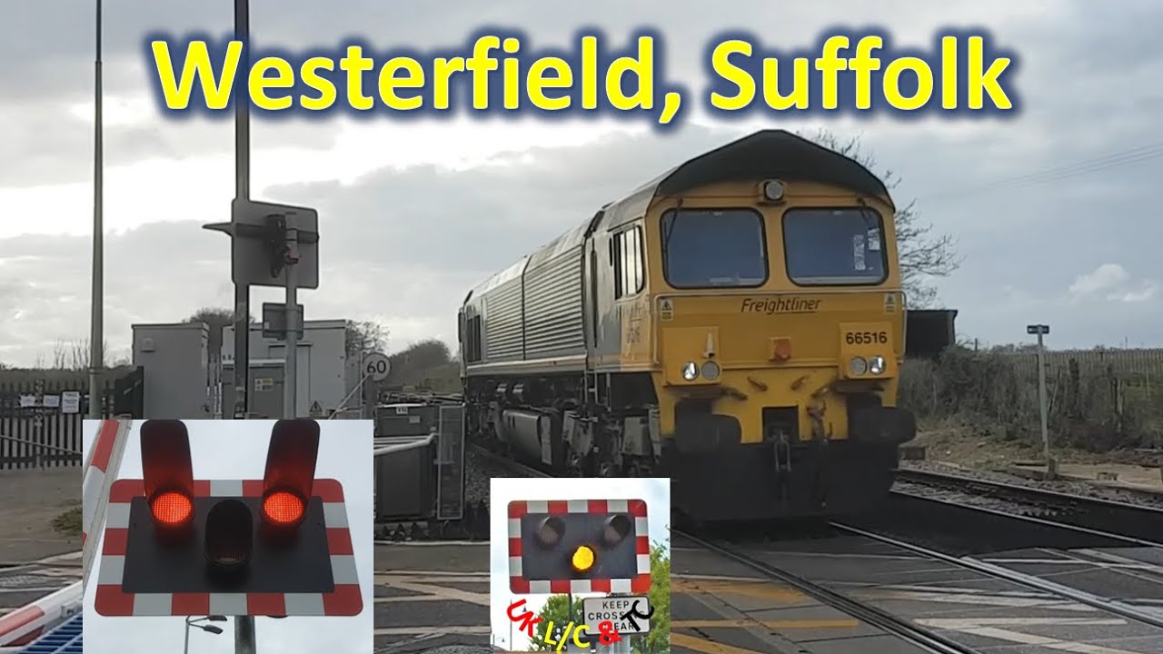 Westerfield Level Crossing, Suffolk