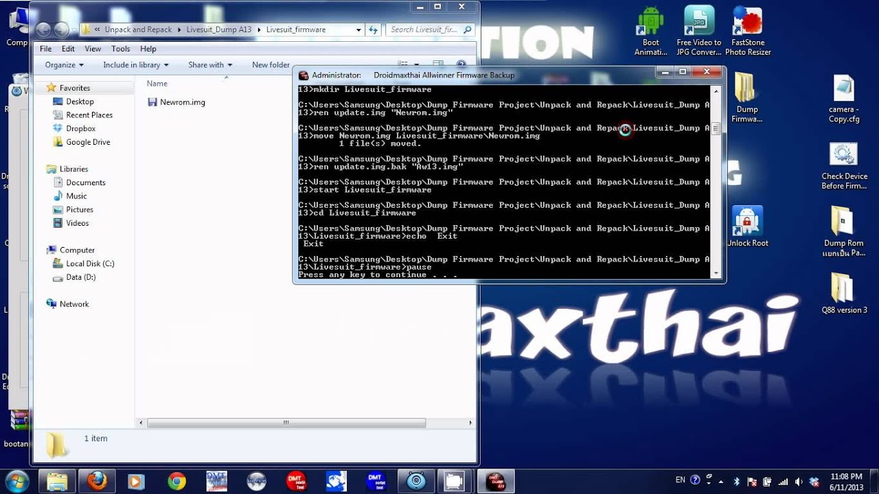 DMT Livesuit Firmware Dumper android 4.1 Jellybean