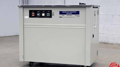 2009 Uline H-959 Polypropylene Strapping Machine