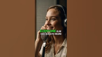 Why Your Voice Sounds Different in Recordings#VoiceMystery#SoundFacts#MindBlown#DidYouKnow