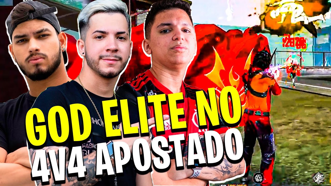 GOD ELITE RAIZ NO 4V4 APOSTADO, JORDAN, LZIN, ELTON E STRONG! YouTube