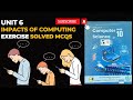 Class 10 Computer Science | Unit 6 Solved MCQs | New Book 2025 | Federal Board | NBF