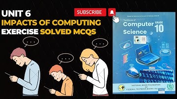 Class 10 Computer Science | Unit 6 Solved MCQs | New Book 2025 | Federal Board | NBF