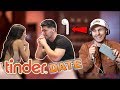 TINDER TAKEOVER: THE DATE (in his EAR feeding him lines)