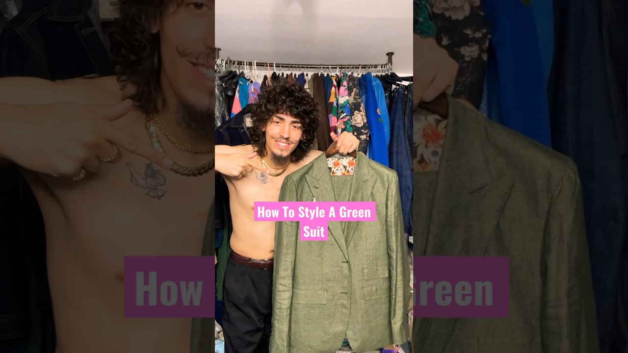 How To Style A Green Suit 