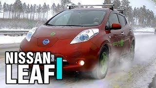 ЗИМНИЙ ТЕСТ-ДРАЙВ электромобиля - Nissan LEAF