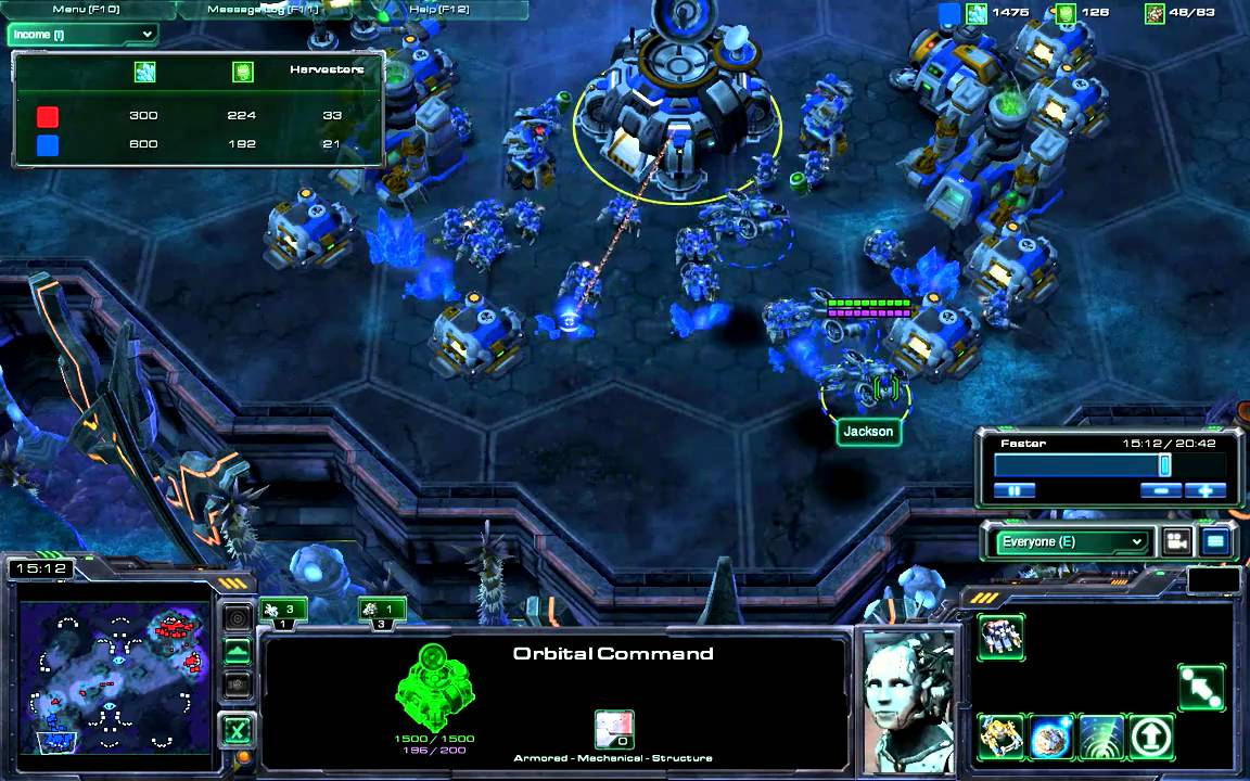 Starcraft 2 SC4D #23 - Countering Banshees - YouTube
