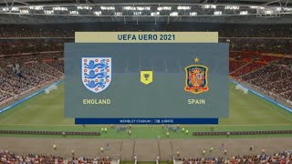FIFA 21 [UEFA EURO 2021] 잉글랜드 vs 스페인 (B조, 3차전) screenshot 4