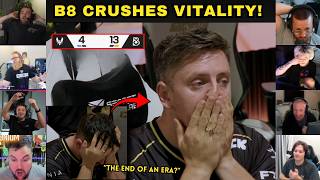 STREAMERS REACT TO THE MOMENT B8 BEATS VITALITY!