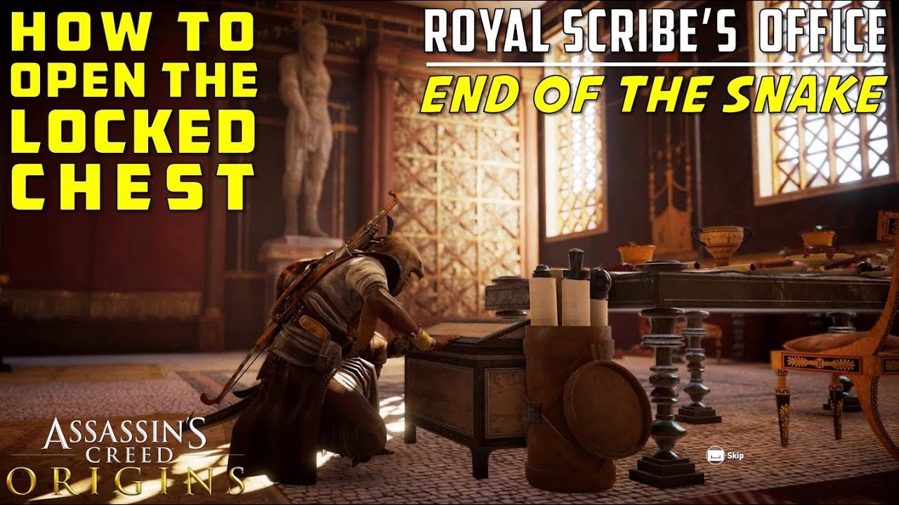 Key Location | Locked Chest | Investigate Royal Scribe's Office