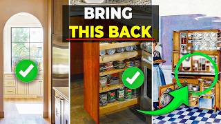 10 Forgotten Kitchen Features We NEED To Bring Back
