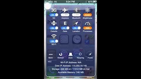 Sb Setting - Android Style Wifi Toggles in your iOS 5 Notification Bar