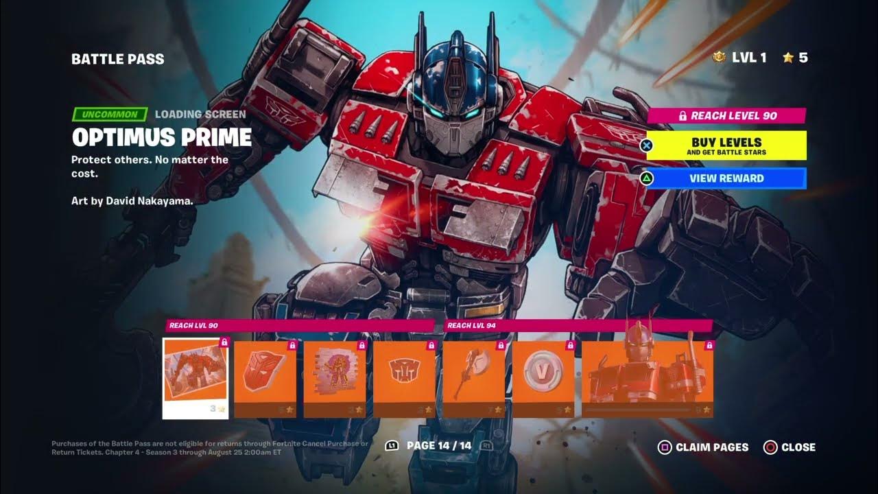 Fortnite: Fortnite Chapter 4 Season 3 Battle Pass: Here's how to unlock  'Optimus Prime Skin' - The Economic Times