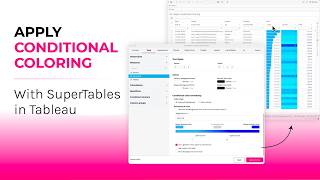 Full Apply Conditional Formatting in Tableau Tables | Getting Started with SuperTables #2 Guide