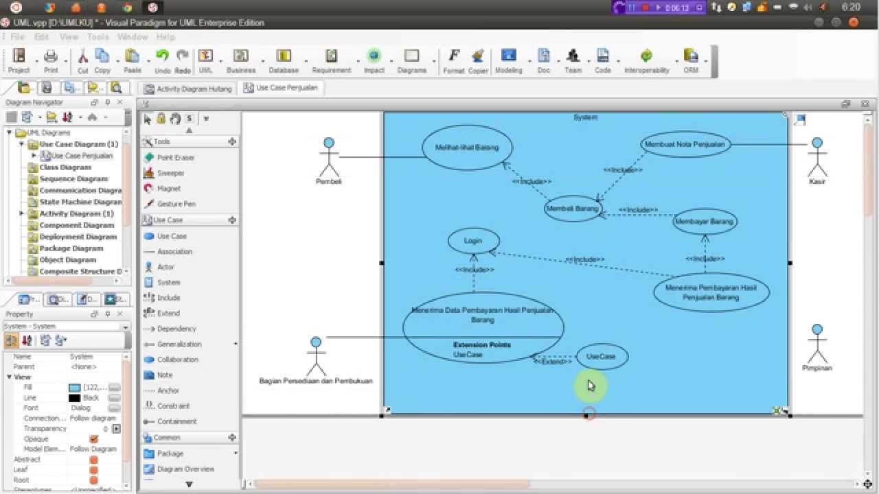 uml visual paradigm tutorial