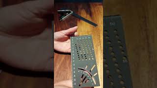 Kombinationswinkel 300Mm Mit 3D Gehrungswinkel Lineal Zimmermannswinkel Tischlerquadrate Set, Lochle