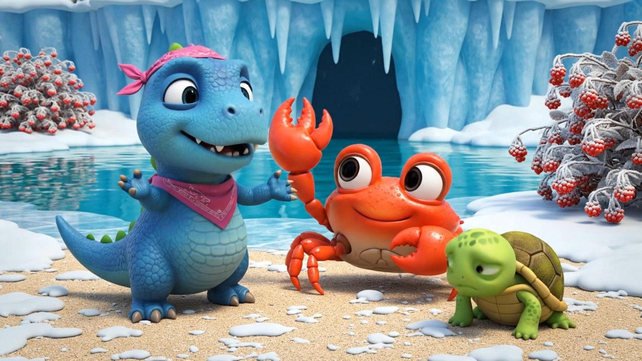 Tiny, Dino, Crab: An Adventure in the Crystal Cave to Find the Sunberry