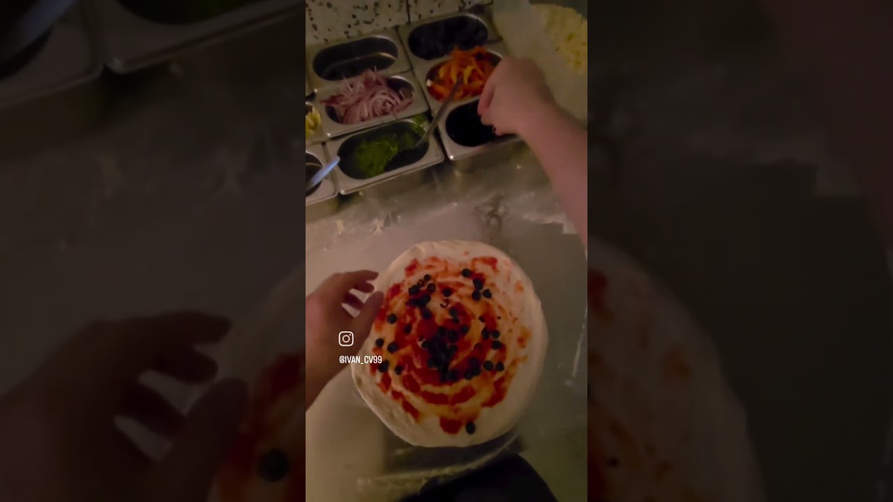 POV&ASMR pizza making 🔥🪵🍕 