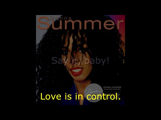 Donna Summer - Love Is In Control  1982