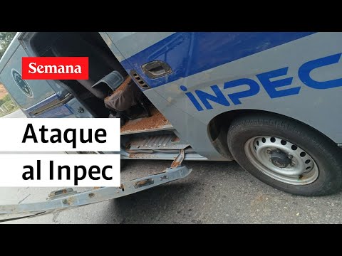 Así fue el atentado contra un carro del Inpec en Norte de Santander |