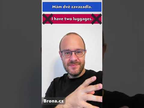 Video: Umíš říct zavazadla?