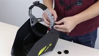 Installation of headgear series 3 for Golden Wings Welding Helmet