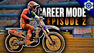 Winning on a Bobby J Yamaha!  Supercross 4 Career Mode Ep. 2