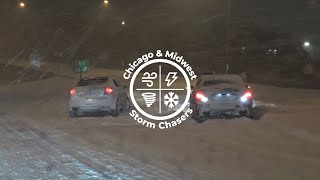2-15-21 Winter Storm Accident Compilation - Chicago Illinois