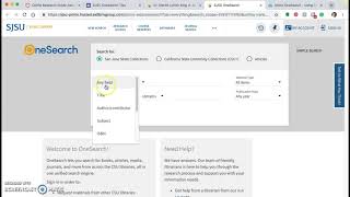 Advanced OneSearch