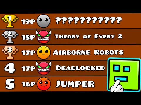 THE BEST LEVEL IN GEOMETRY DASH! - Rating every level Worst to Best Pt.2