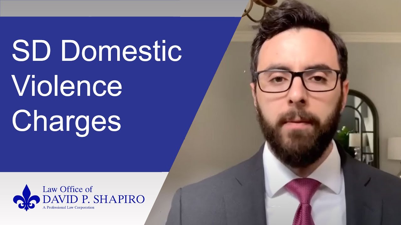 The basics: CA Domestic Violence Charges 2020